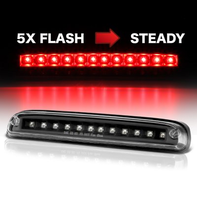 Ford F250 Super Duty 2008-2010 Black Flash LED Third Brake Light