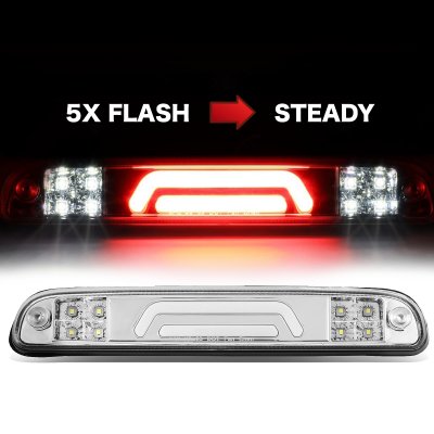 Ford F550 Super Duty 1999-2007 Tube Clear Flash LED Third Brake Light