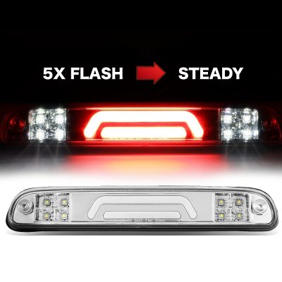 Ford F550 Super Duty 2011-2016 Tube Clear Flash LED Third Brake Light