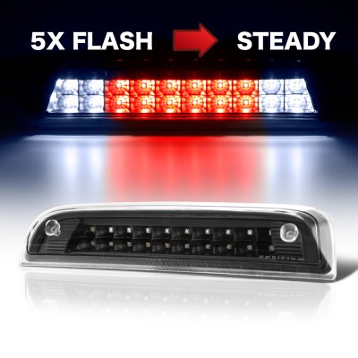 GMC Sierra 2014-2018 Black Flash LED Third Brake Light