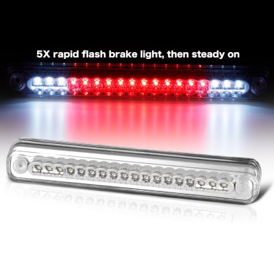 Chevy Silverado 1988-1998 Clear Flash LED Third Brake Light