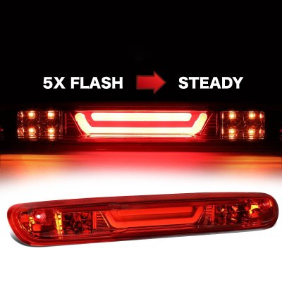 Chevy Silverado 3500HD 2007-2014 Tube Flash LED Third Brake Light