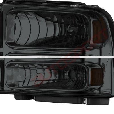 Ford F450 2005-2007 Smoked Headlights