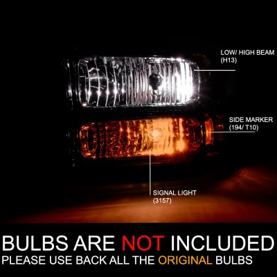 Ford F450 2005-2007 Smoked Headlights