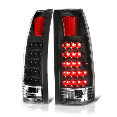 Chevy 1500 Pickup 1988-1998 LED Tail Lights Black | A103SXII109 ...