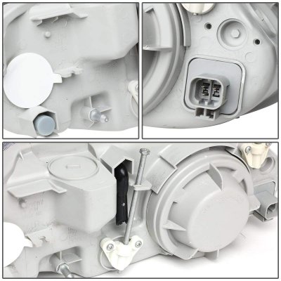 Kia Sephia 1998-2001 Black Headlights