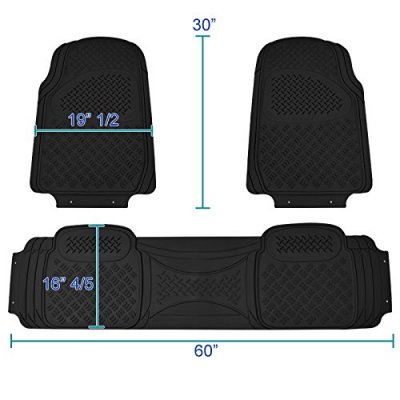 GMC Sierra 3500HD 2007-2014 Black Floor Mats