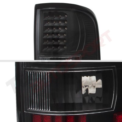 Ford F150 2004-2008 LED Tail Lights Blacked Out