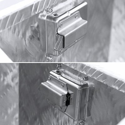 Chevy Silverado 2500HD 2015-2018 Aluminum Trailer Tongue Tool Box Key Lock