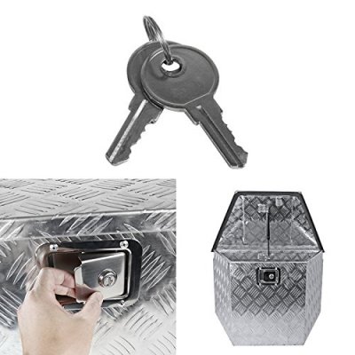 Nissan Frontier 2005-2018 Aluminum Trailer Tongue Tool Box Key Lock