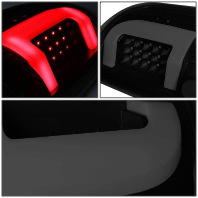 Ford F150 2004-2008 Black Smoked C-Tube LED Tail Lights
