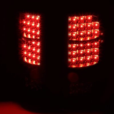 Ford F150 2004-2008 Black Smoked LED Tail Lights