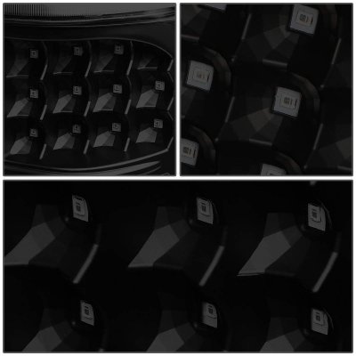 Ford F150 2004-2008 Black Smoked LED Tail Lights