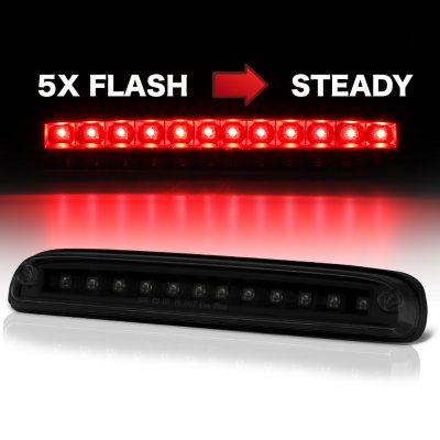 Ford F250 Super Duty 2011-2016 Black Smoked Flash LED Third Brake Light