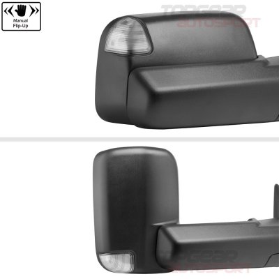 Dodge Ram 2500 2010-2012 Towing Mirrors Power Heated LED Signal Lights