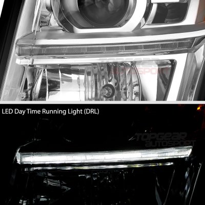 Chevy Suburban 2015-2017 Projector Headlights LED DRL