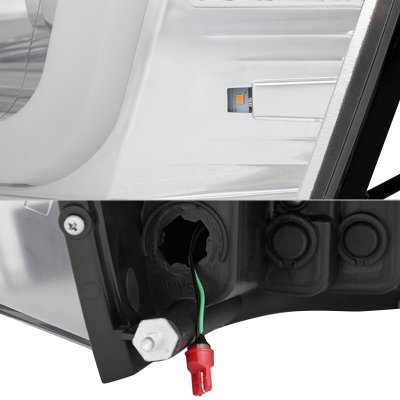 Dodge Ram 3500 2006-2009 LED Tube DRL Projector Headlights