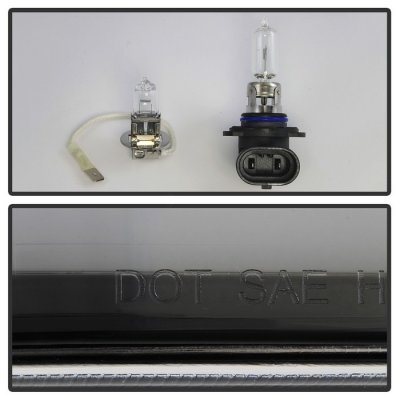 Ford F150 1997-2003 Black Tube DRL Projector Headlights