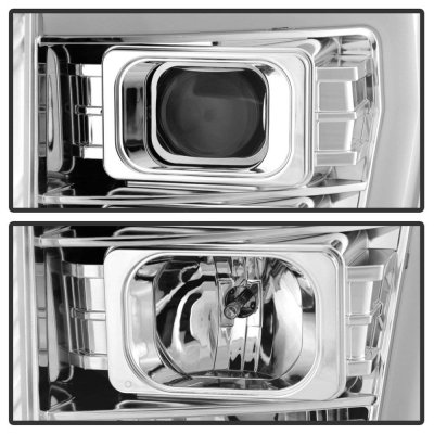Ford F550 Super Duty 2011-2016 DRL Tube Projector Headlights