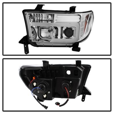 Toyota Sequoia 2008-2017 Tube DRL Projector Headlights