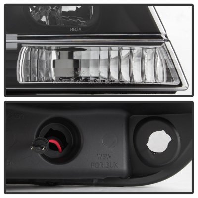 Jeep Grand Cherokee 1999-2004 Black Projector Headlights