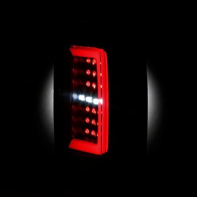 Chevy Colorado 2015-2022 Black Smoked LED Tail Lights C-Tube