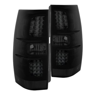 GMC Yukon Denali 2007-2014 Black Smoked LED Tail Lights