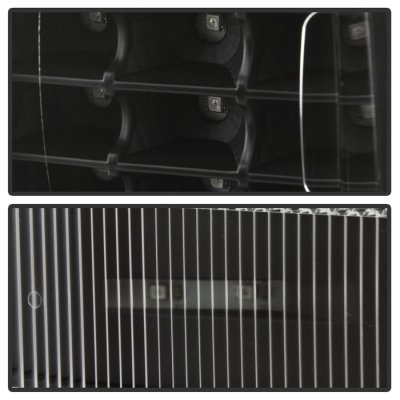 Chevy Silverado 3500HD 2015-2019 Black LED Tail Lights