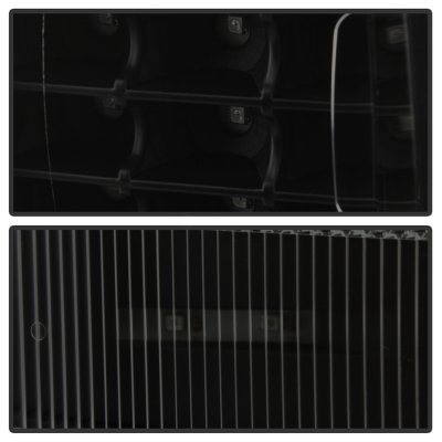 GMC Sierra 3500HD Dually 2015-2018 Black Smoked LED Tail Lights