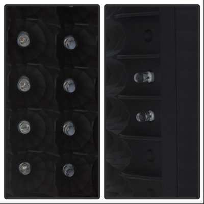 Ford F250 Super Duty 1999-2007 Black LED Tail Lights