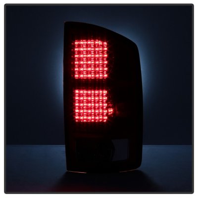 Dodge Ram 2500 2003-2006 Red Clear LED Tail Lights