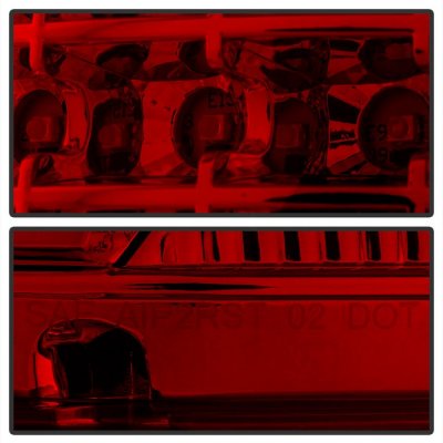 Dodge Ram 2500 2003-2006 Red Clear LED Tail Lights
