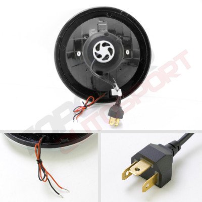 Porsche 914 1972-1976 Blue Halo Tube LED Headlights Kit