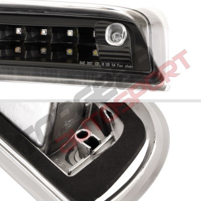 Chevy Silverado 2014-2018 Black Full LED Third Brake Light Cargo Light