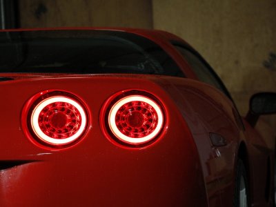 Chevy Corvette C6 2005-2013 Halo LED Tail Lights Sequential Signals