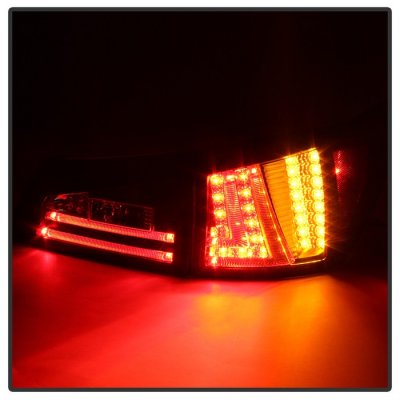 Lexus IS250 2006-2008 Black Smoked LED Tail Lights