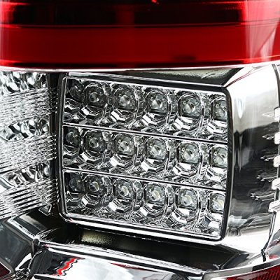 Ford F150 2015-2017 Clear Red Full LED Tail Lights