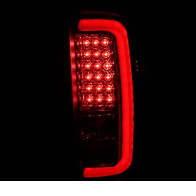GMC Sierra 2014-2018 Black LED Tail Lights