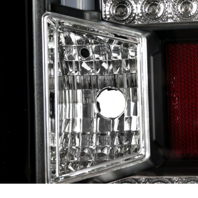 Chevy Silverado 2014-2018 Black LED Tail Lights