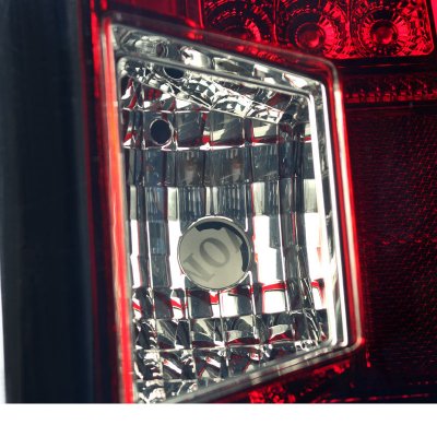 Chevy Silverado 2014-2018 Red Smoked LED Tail Lights
