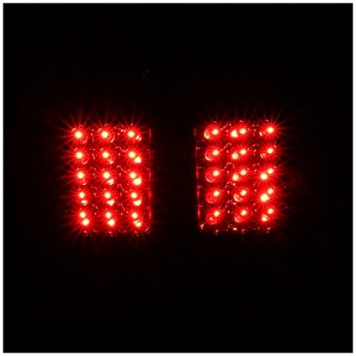 Ford F450 Super Duty 2008-2010 Smoked LED Tail Lights