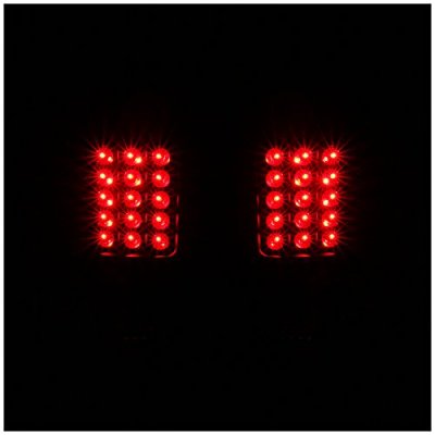 Ford F250 Super Duty 2008-2010 Black LED Tail Lights