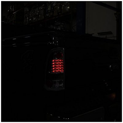 Ford F250 Super Duty 2008-2010 Black LED Tail Lights
