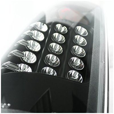 Ford F550 Super Duty 2011-2016 Black LED Tail Lights