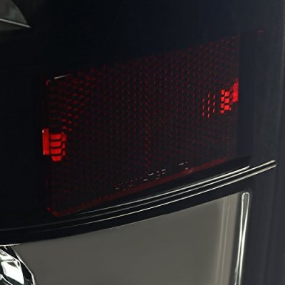 Dodge Ram 2007-2008 Black Smoked LED Tail Lights