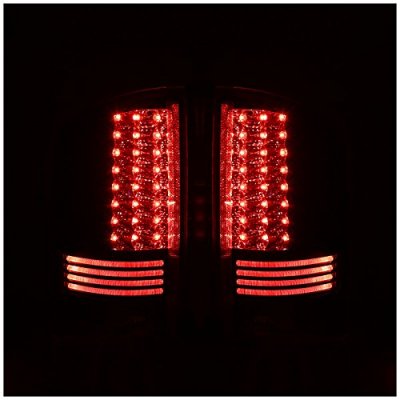 Dodge Ram 2500 2003-2006 Black LED Tail Lights