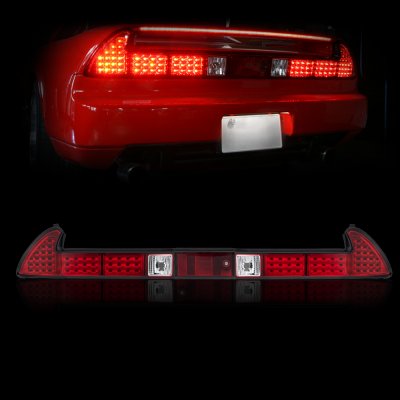 Acura NSX 1991-2005 Red and Clear LED Tail Lights