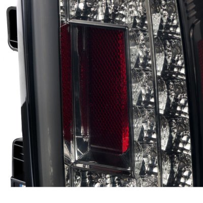 Chevy Tahoe 2015-2020 Black Smoked LED Tail Lights