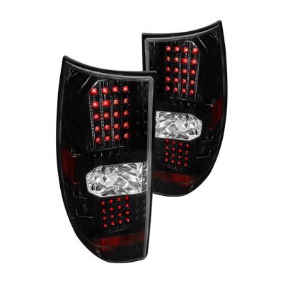 Chevy Colorado 2004-2012 Black LED Tail Lights