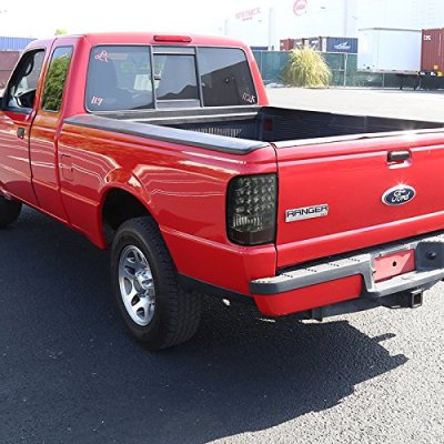 RazorMotor Smoke Black LED Tail Lights For Ford Ranger 2001-2011 – C-Light Bar – Non-STX